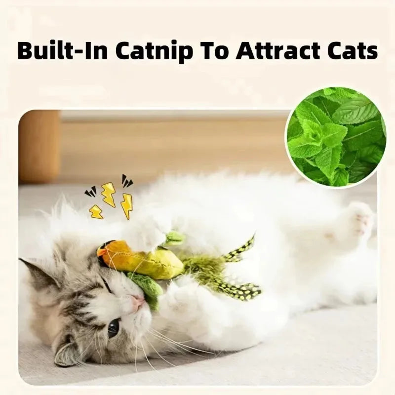 Pájaro interactivo para gatos