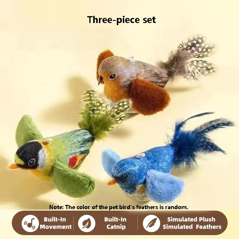 Pájaro interactivo para gatos