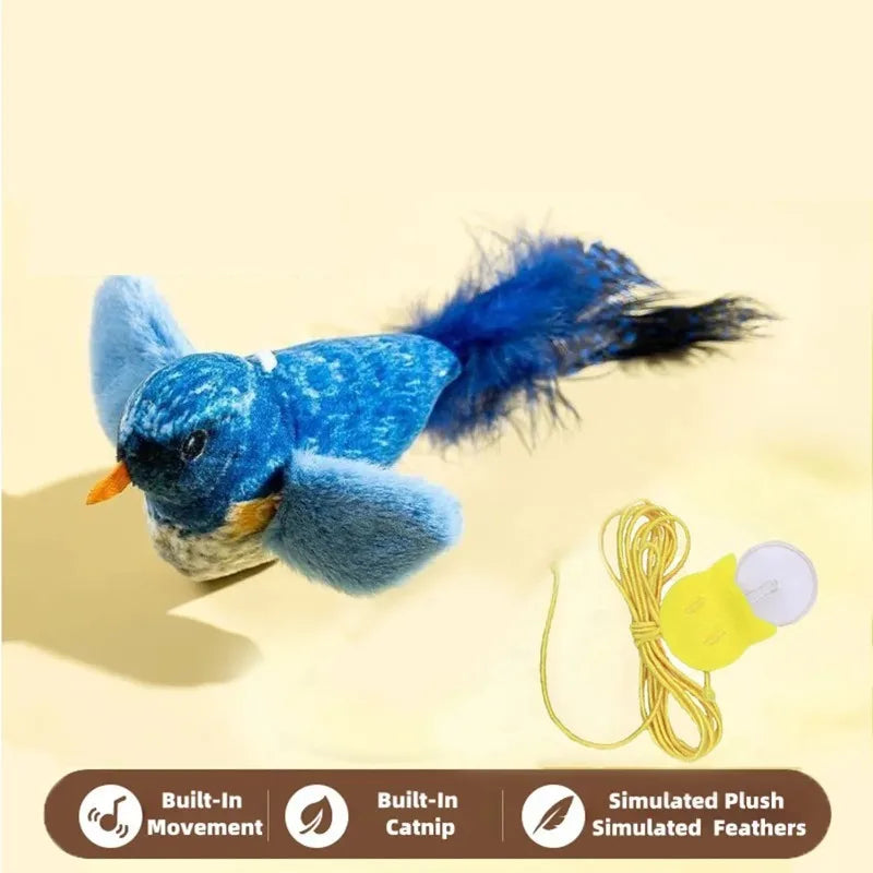 Pájaro interactivo para gatos