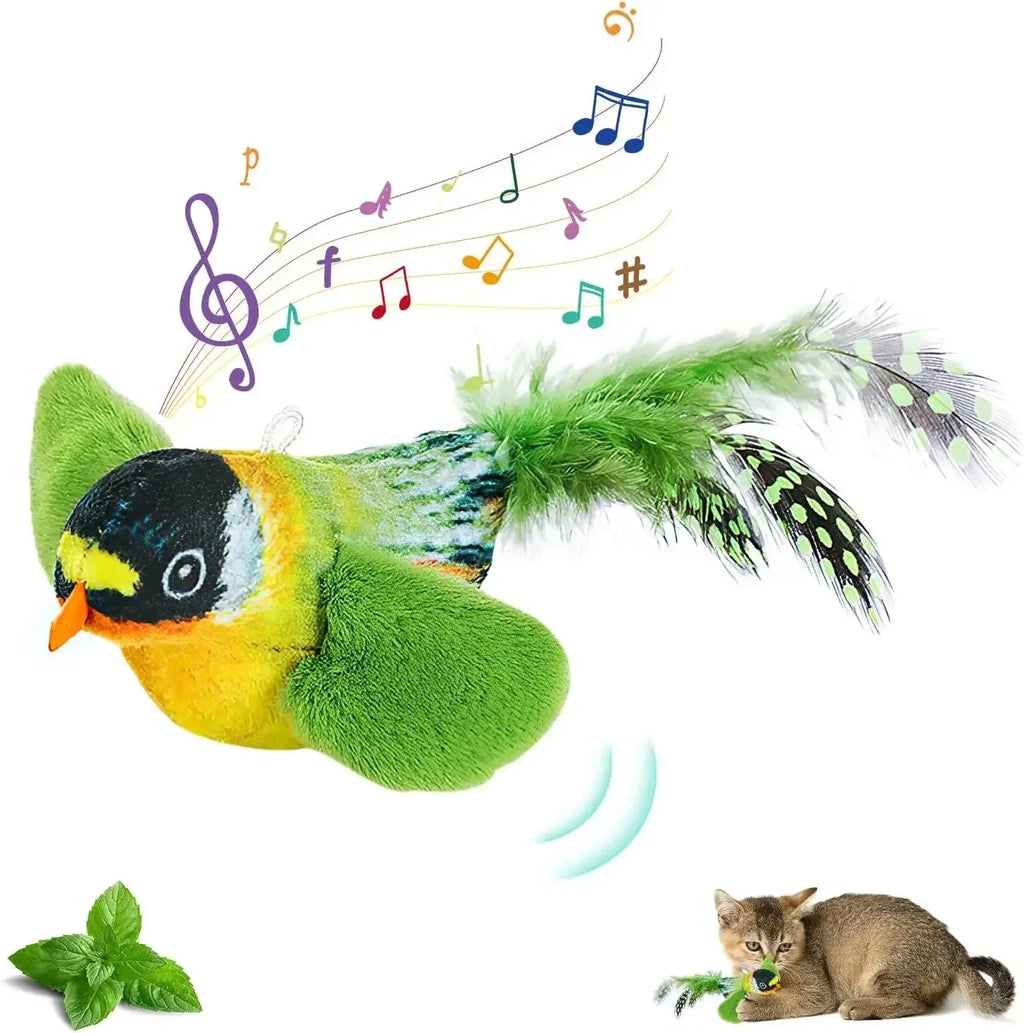 Pájaro interactivo para gatos
