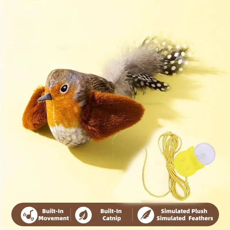 Pájaro interactivo para gatos