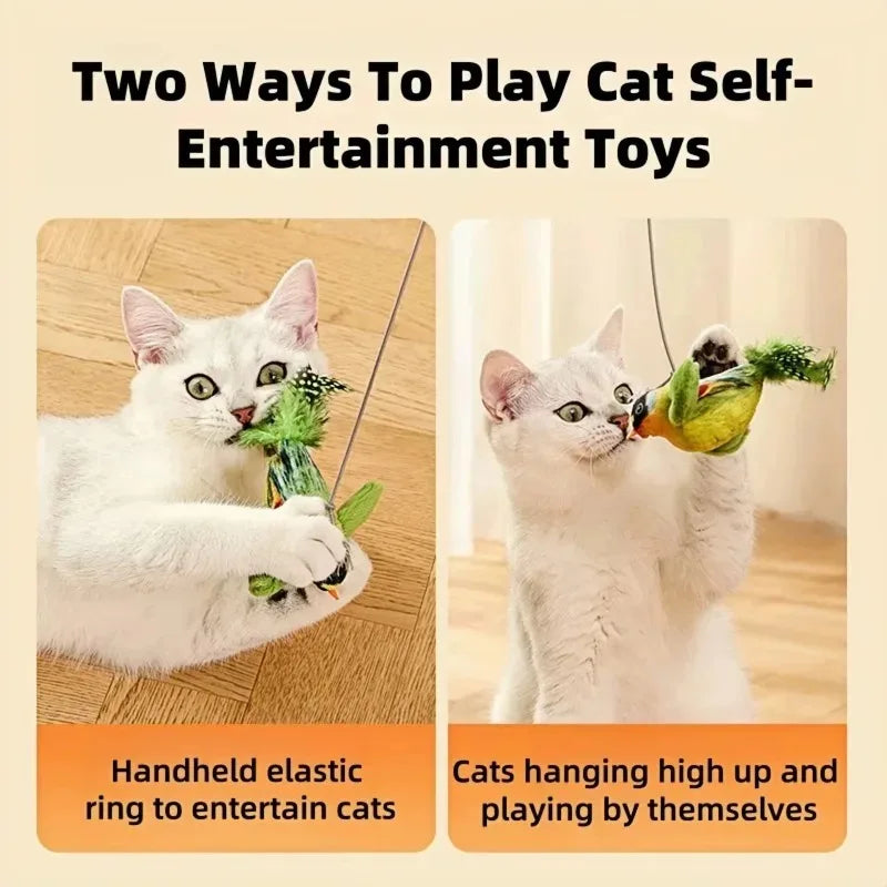 Pájaro interactivo para gatos