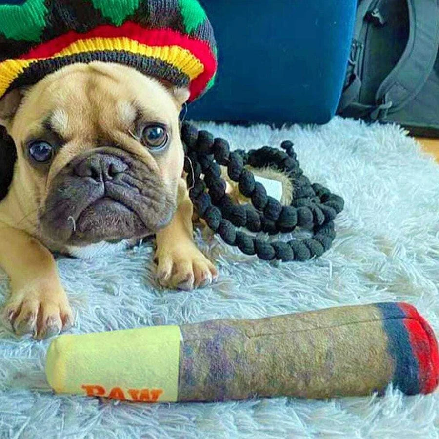Juguete mordedor tipo cigarro